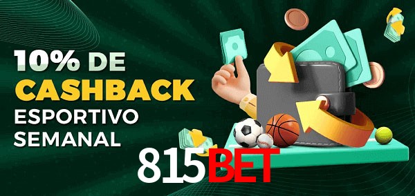 10% de bônus de cashback na 815Bet